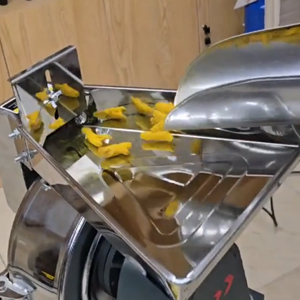 پودرکردن زردچوبه با آسیاب چکشی