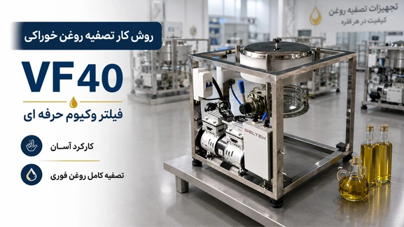نحوه کارکرد تصفیه روغن VF40