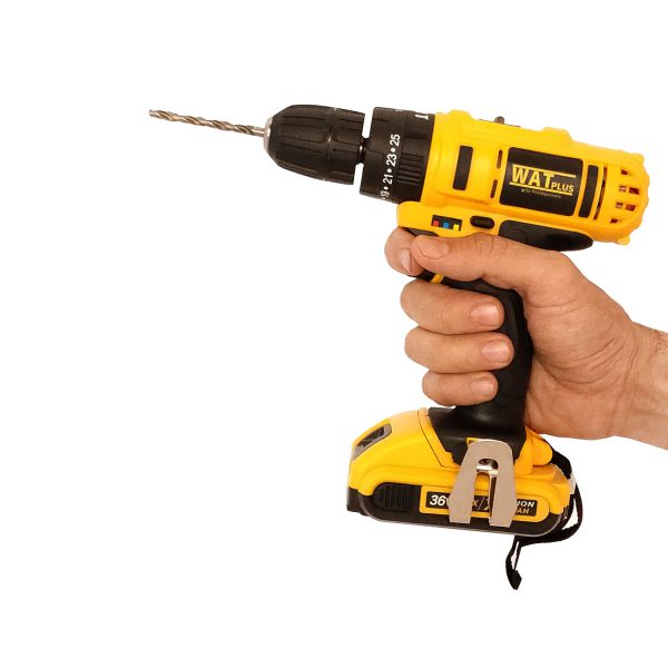 36v drill side in hand