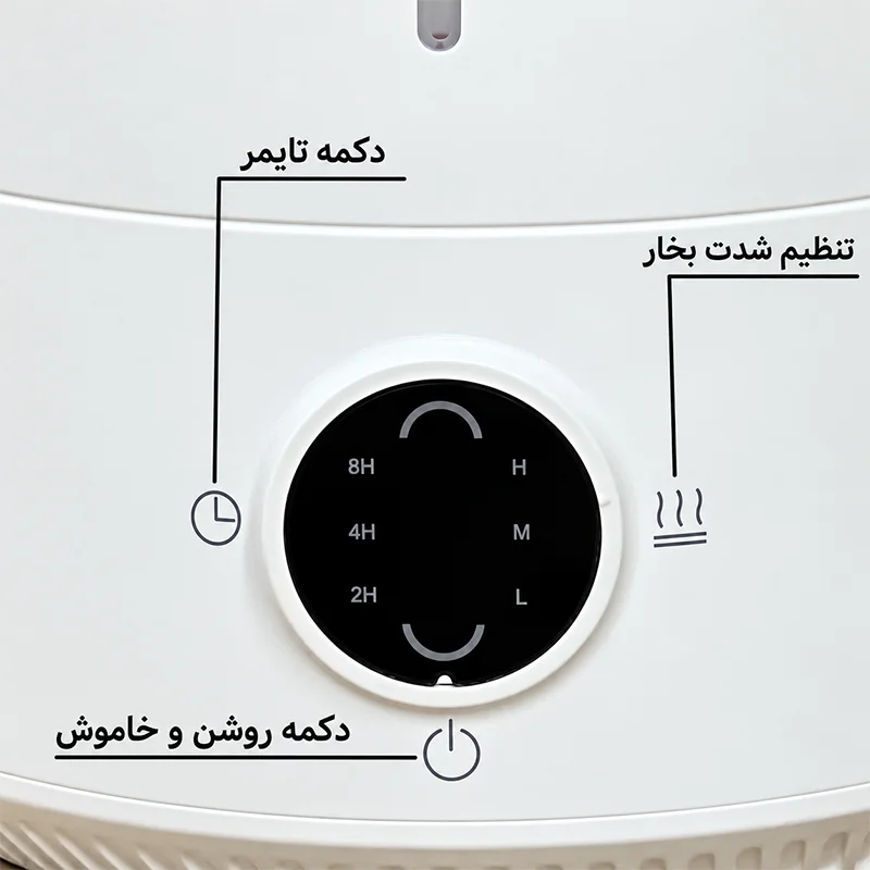 دکمه های دستگاه بخور سرد هیوتک HU45